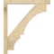 Ekena Millwork Balboa Block Rough Sawn Bracket w/ Offset Brace, Douglas Fir, 4"W x 26"D x 30"H BKT0402X26X30BOA05RDF - alternate 2
